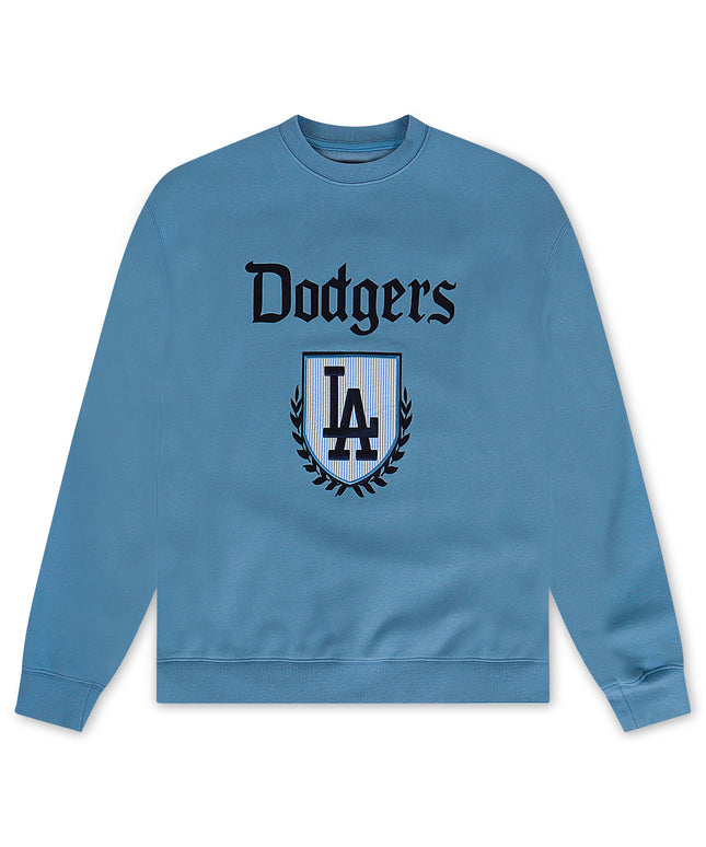 Pro Standard LA Dodgers Country Club Drop Shoulder Crewneck - Steel Blue