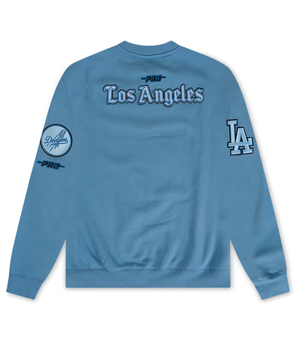 Pro Standard LA Dodgers Country Club Drop Shoulder Crewneck - Steel Blue
