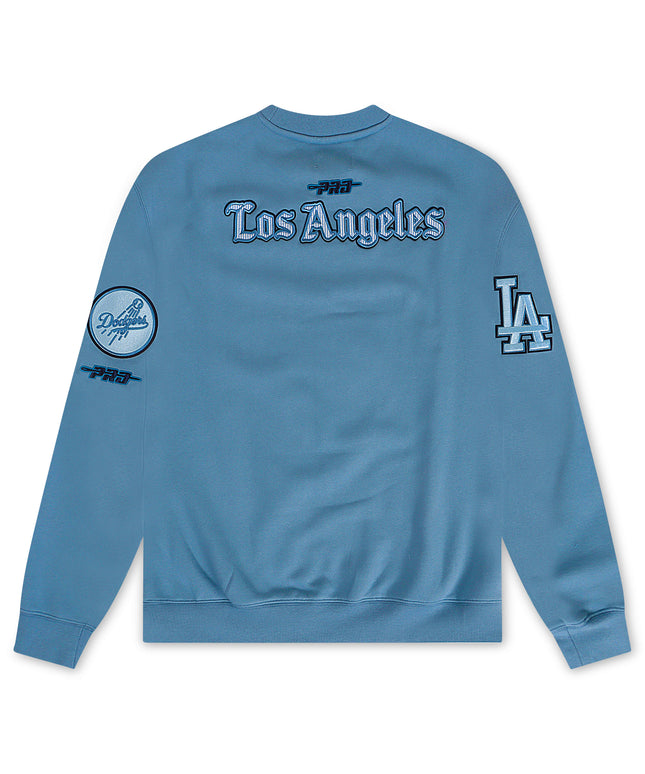 Pro Standard LA Dodgers Country Club Drop Shoulder Crewneck - Steel Blue
