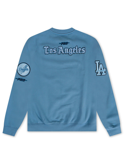 Pro Standard LA Dodgers Country Club Drop Shoulder Crewneck - Steel Blue