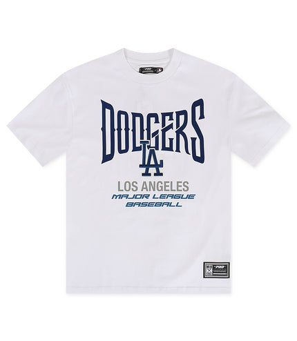 Pro Standard LA Dodgers City Tour 2.0 Drop Shoulder Tee - White