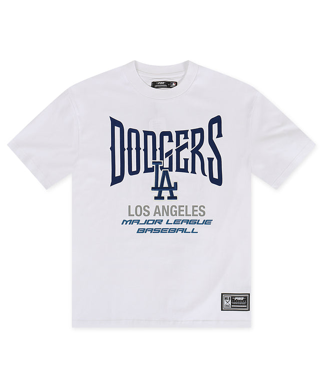 Pro Standard LA Dodgers City Tour 2.0 Drop Shoulder Tee - White
