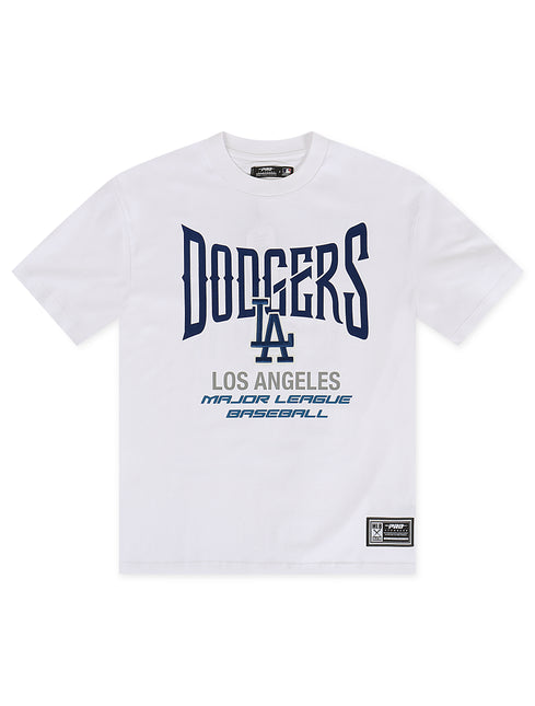 Pro Standard LA Dodgers City Tour 2.0 Drop Shoulder Tee - White