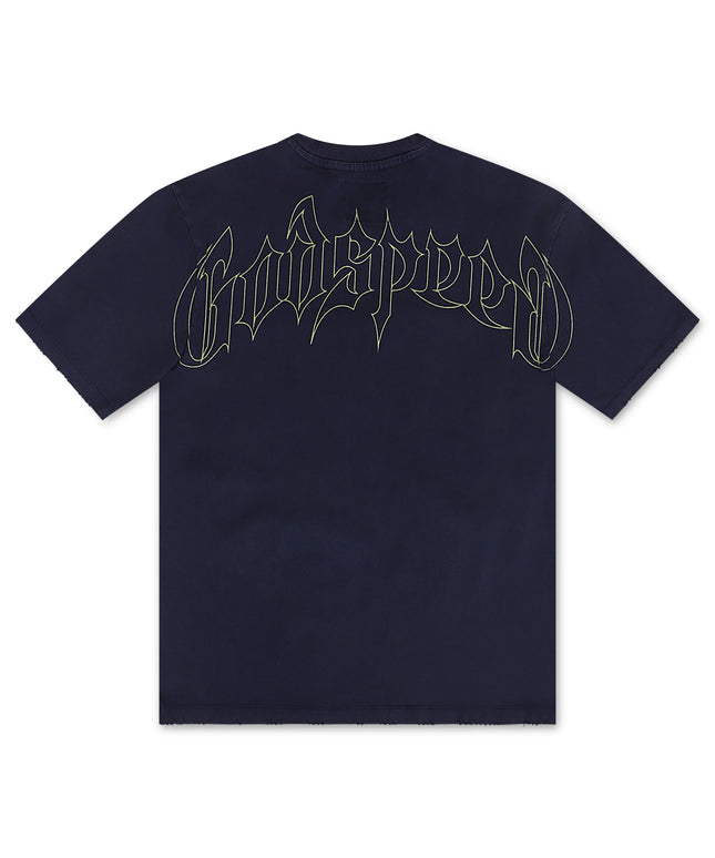 Godspeed Skyline Tee - Navy Wash