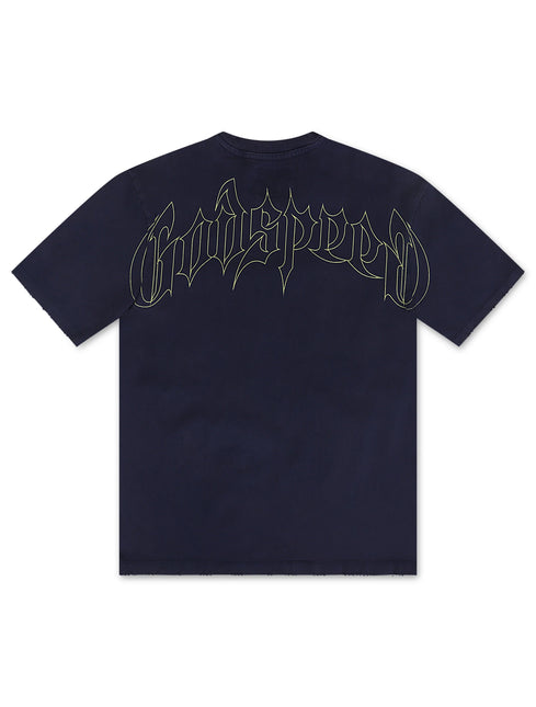 Godspeed Skyline Tee - Navy Wash