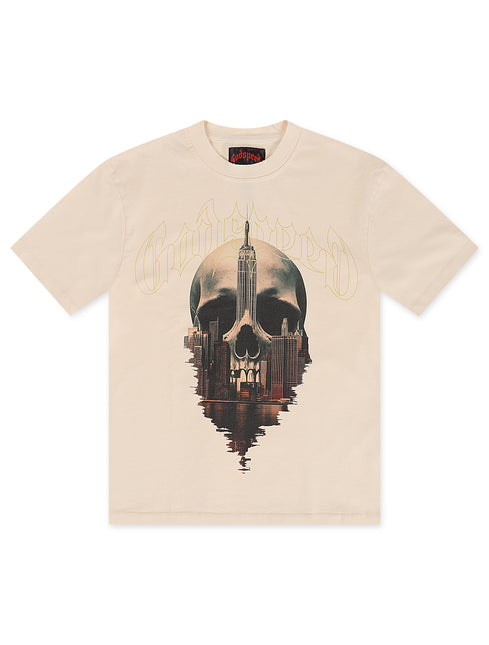 Godspeed Skyline Tee - Bone Wash