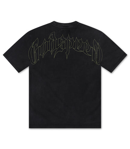 Godspeed Skyline Tee - Black Wash