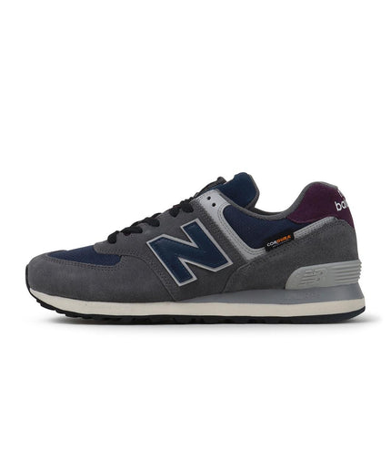 NEW BALANCE MENS 574 CLASSIC - GREY/BLUE NEW BALANCE