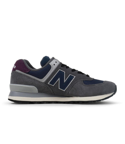 NEW BALANCE MENS 574 CLASSIC - GREY/BLUE NEW BALANCE