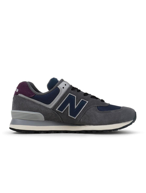 NEW BALANCE MENS 574 CLASSIC - GREY/BLUE NEW BALANCE