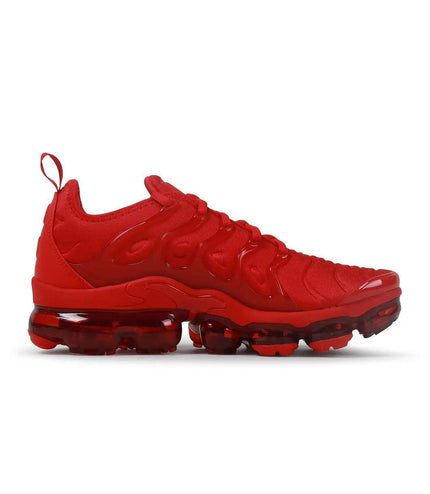 NIKE MENS AIR VAPORMAX PLUS - UNIVERSITY RED NIKE