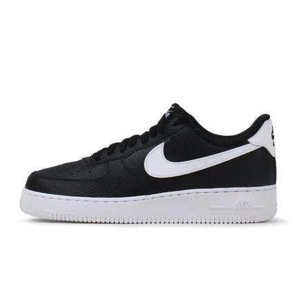 NIKE MENS AIR FORCE 1 '07 - BLACK WHITE NIKE