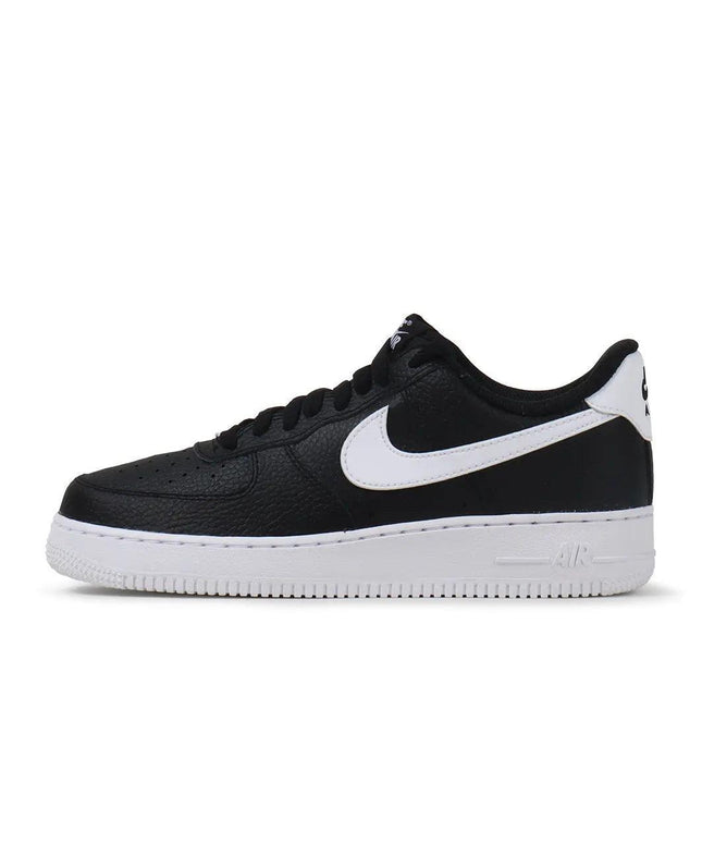 NIKE MENS AIR FORCE 1 '07 - BLACK WHITE NIKE