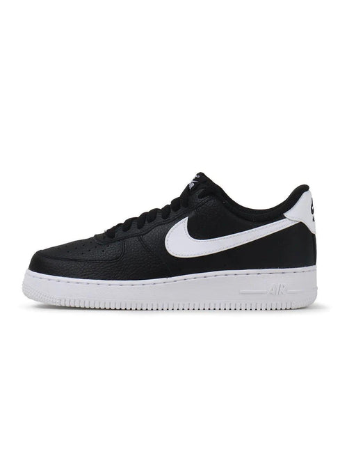 NIKE MENS AIR FORCE 1 '07 - BLACK WHITE NIKE