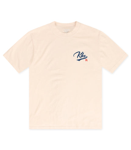 Stargazing LA Dodgers Kike Tee - Cream