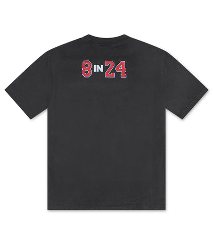 Stargazing LA Dodgers 8 in 24 Kobe Tee - Charcoal