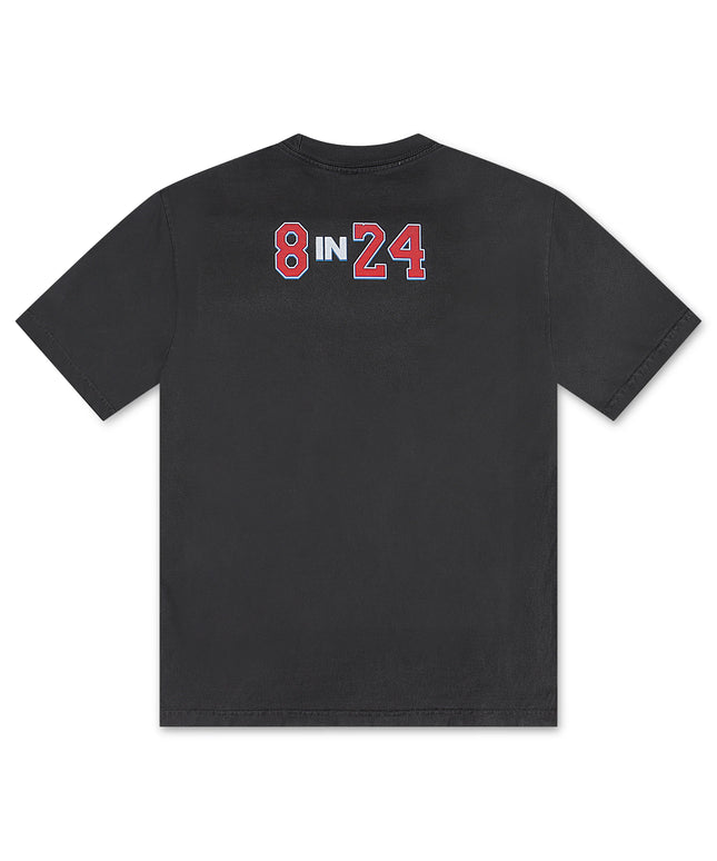 Stargazing LA Dodgers 8 in 24 Kobe Tee - Charcoal