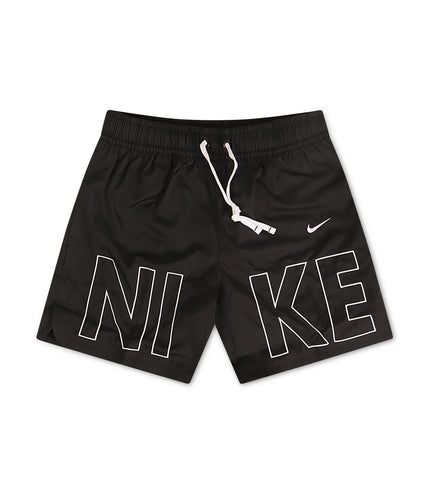 Nike Mens Sportswear Woven Flow Shorts -  Black/White