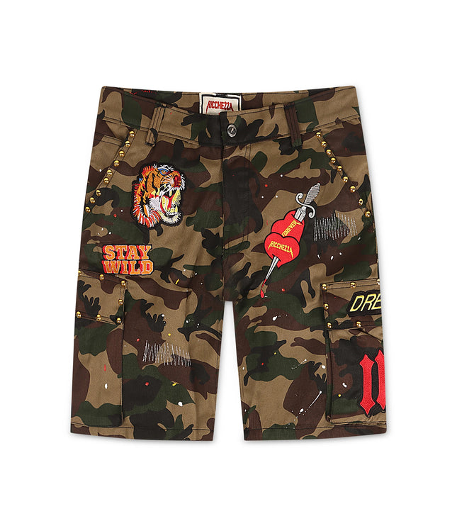 Ricchezza CHEZZA Shorts - Camo