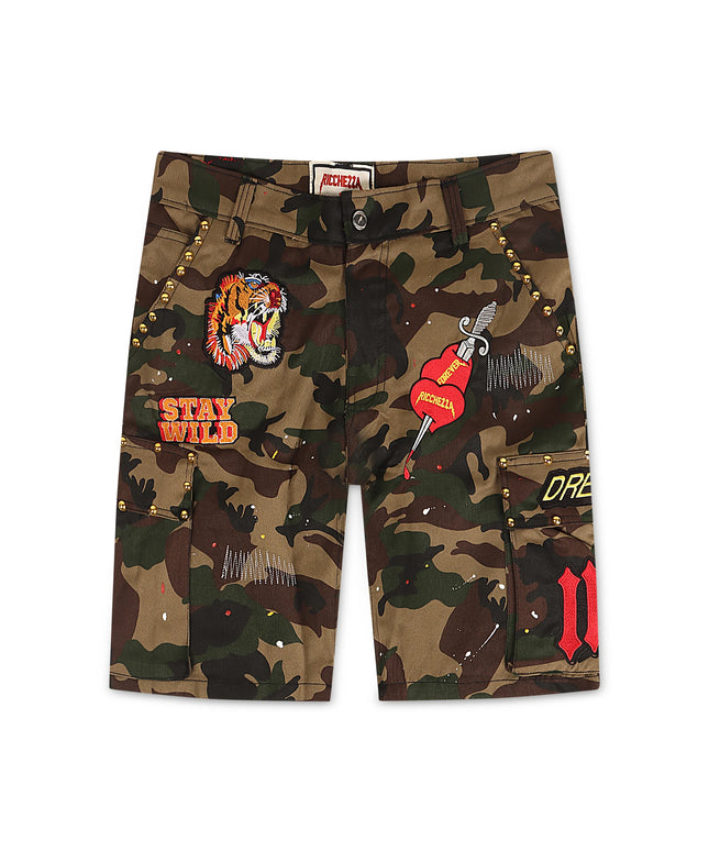 Ricchezza CHEZZA Shorts - Camo