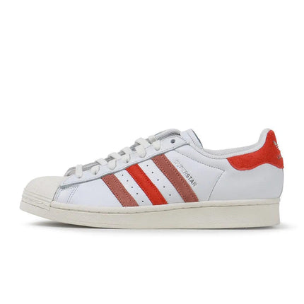 ADIDAS MENS SUPERSTAR - WHITE/RED ADIDAS