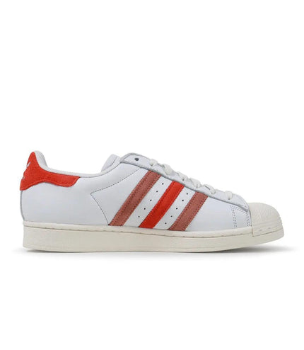 ADIDAS MENS SUPERSTAR - WHITE/RED ADIDAS