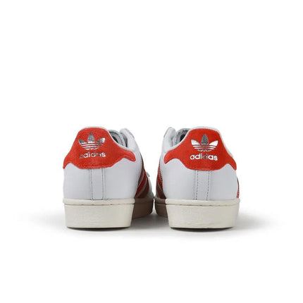 ADIDAS MENS SUPERSTAR - WHITE/RED ADIDAS