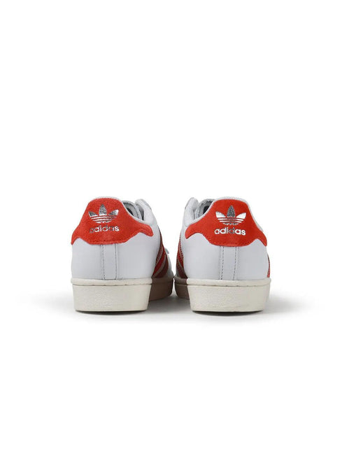 ADIDAS MENS SUPERSTAR - WHITE/RED ADIDAS