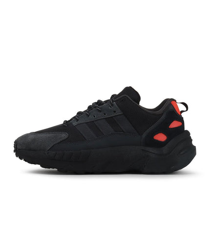 ADDIAS MENS ZX 22 BOOST - BLACK SOLAR RED ADIDAS