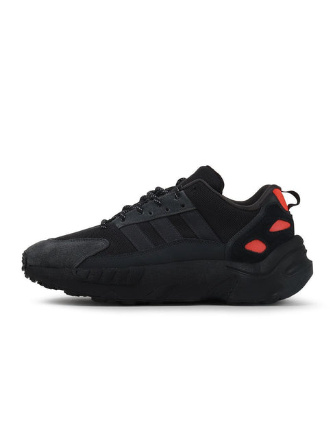 ADDIAS MENS ZX 22 BOOST - BLACK SOLAR RED ADIDAS