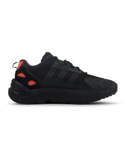 ADDIAS MENS ZX 22 BOOST - BLACK SOLAR RED ADIDAS