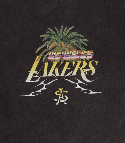 Almost Someday Lakers Tee - Washed Black