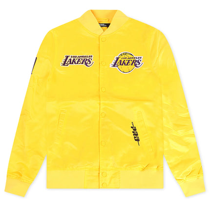 Pro Standard LA Lakers Souvenir Satin Jacket - Gold