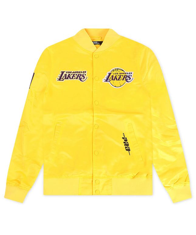 Pro Standard LA Lakers Souvenir Satin Jacket - Gold