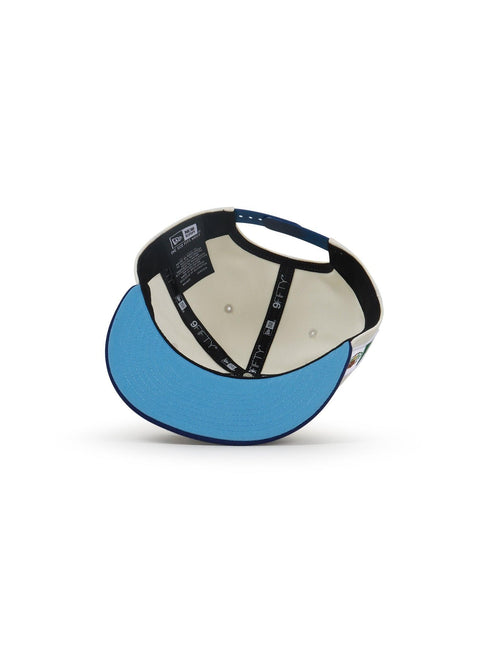 NEW ERA MEXICO SNAPBACK HAT - CHROME/BLUE NEW ERA