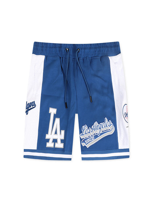 Pro Standard LA Dodgers City Script Tail Shorts - Royal Blue