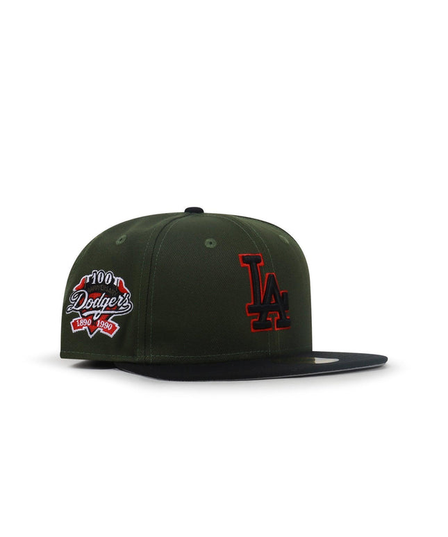NEW ERA 5950 LA DODGERS 100TH ANNIVERSARY - GREEN/BLACK NEW ERA