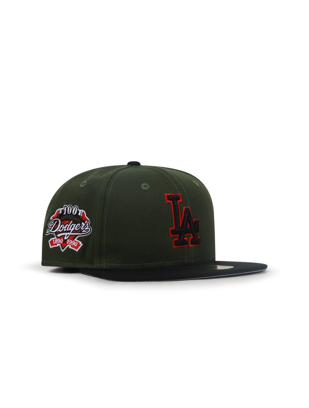 NEW ERA 5950 LA DODGERS 100TH ANNIVERSARY - GREEN/BLACK NEW ERA