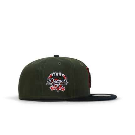 NEW ERA 5950 LA DODGERS 100TH ANNIVERSARY - GREEN/BLACK NEW ERA