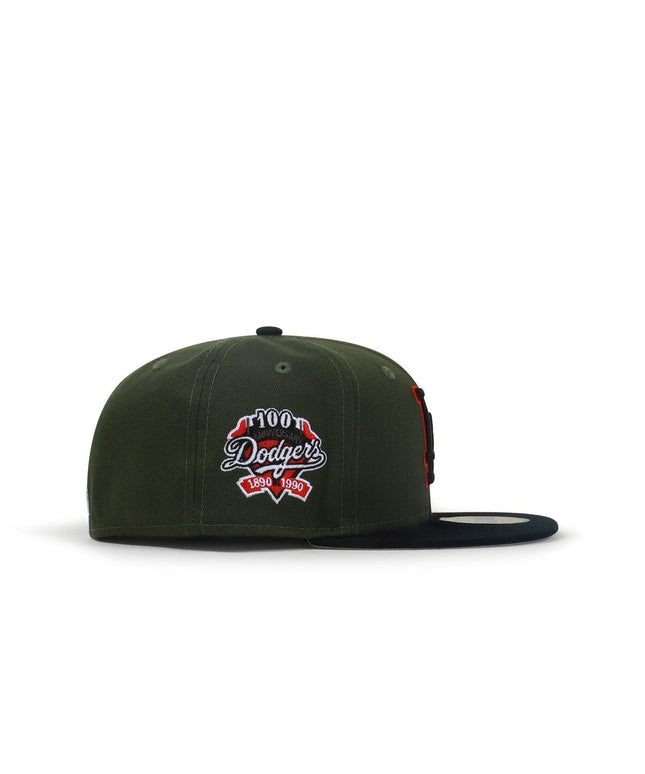 NEW ERA 5950 LA DODGERS 100TH ANNIVERSARY - GREEN/BLACK NEW ERA