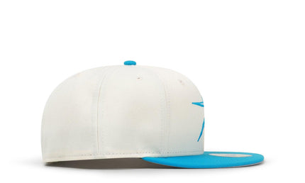 NEW ERA 5950 HOUSTON ASTROS STARBOY HAT -CHROME/BLUE FANATIC NEW ERA