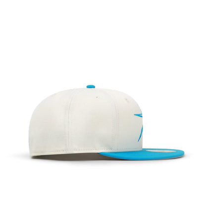 NEW ERA 5950 HOUSTON ASTROS STARBOY HAT -CHROME/BLUE FANATIC NEW ERA