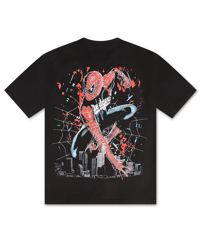 Stargazing LA Dodgers Spiderman Tee - Black