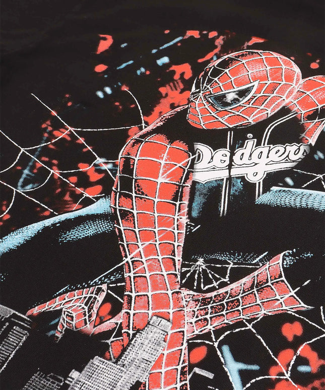 Stargazing LA Dodgers Spiderman Tee - Black
