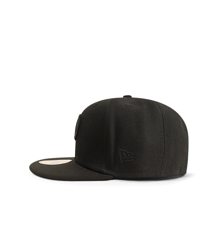 Gorra New Era 5950 de los Dodgers, campeones de la Serie Mundial, color negro