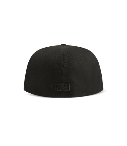 Gorra New Era 5950 de los Dodgers, campeones de la Serie Mundial, color negro