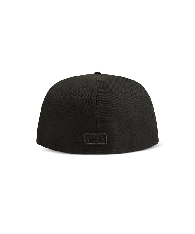 Gorra New Era 5950 de los Dodgers, campeones de la Serie Mundial, color negro