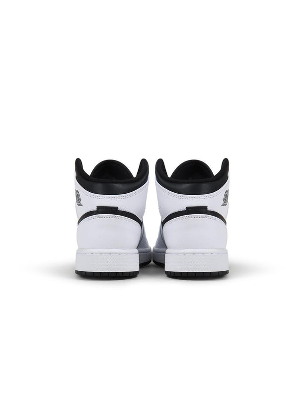 AIR JORDAN BIG KIDS 1 MID - WHITE/BLACK AIR JORDAN