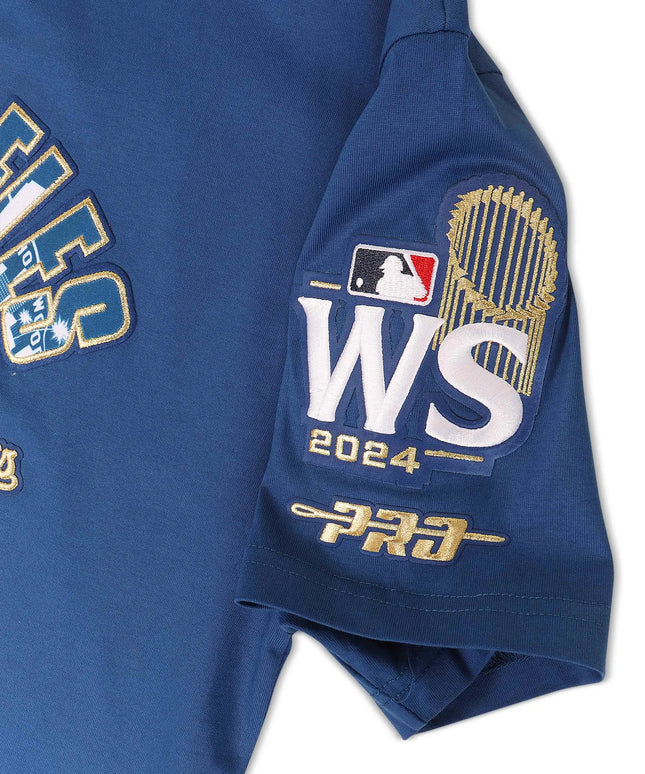 Pro Standard LA Dodgers World Series Tee - Royal Blue