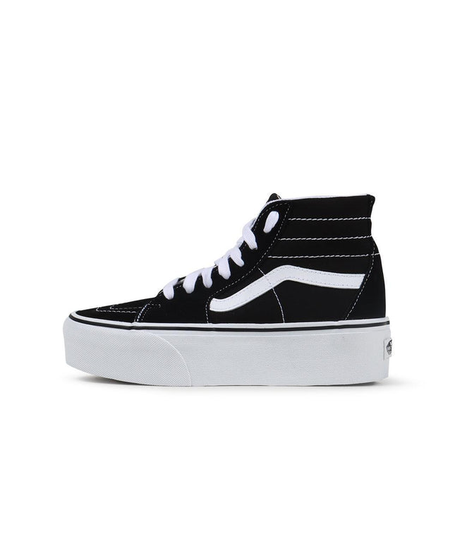 VANS BIG KIDS SK8-HI TAPERED - BLACK/ TRUE WHITE VANS